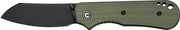 Civivi Knife Crabby 2.7" G-10 - Od Green Black Stonewash CIVIVI