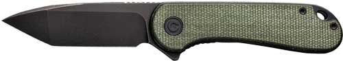 Civivi Knife Elementum 2.96" - Green Micarta/black D2 Lnr Lck CIVIVI