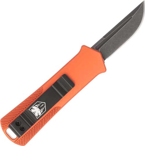 Cobratec California 952 Otf - Orange 1.75" D2 Steel Drp Pnt Cobratec Knives