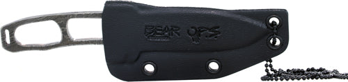 Bear Ops Combat Neck Knife - 2.78" Damascus W/kydex Sheath! Bear Ops