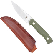 Cobratec Koonsman 4" Fixed Bld - Od Green D2 W/leather Sheath Cobratec Knives