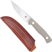 Cobratec Koonsman 4" Fixed Bld - Tan D2 W/leather Sheath Cobratec Knives