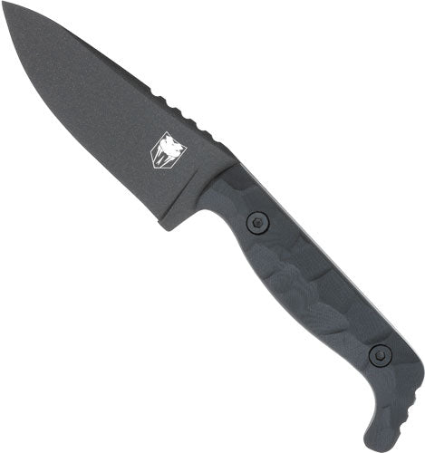 Cobratec Kingpin 4" Fixed Bld - Black D2 Steel W/kydex Sheath Cobratec Knives