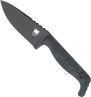 Cobratec Kingpin 4" Fixed Bld - Black D2 Steel W/kydex Sheath Cobratec Knives