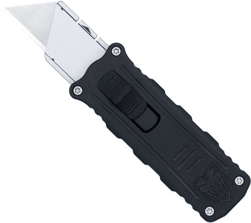 Cobratec Side Button Otf 1.75" - Black/silver Utility Knife Cobratec Knives