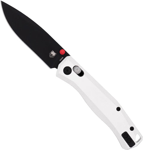 Cobratec Regent Bar Lock Fldr - 3.25" Silver/black S35vn Bld! Cobratec Knives