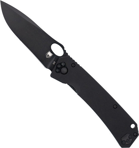 Cobratec Raven 3.25" Folder - Black D2 Steel W/lanyard Hole! Cobratec Knives