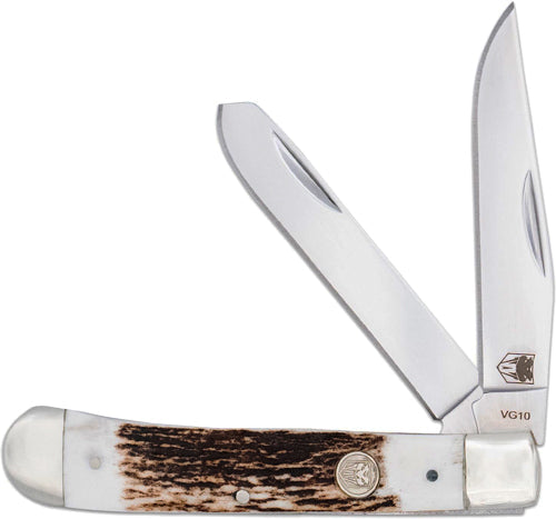 Cobratec Trapper Two Blade - G-10 Stag/ss Slip Joint Cobratec Knives