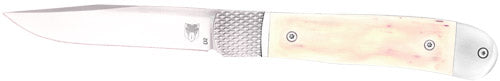 Cobratec Trapper Hidden - Release 3.18" White Bne Scales Cobratec Knives