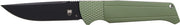 Cobratec Viper Auto Folder - 3.12" Od Green/stn D2 Blk Bld Cobratec Knives