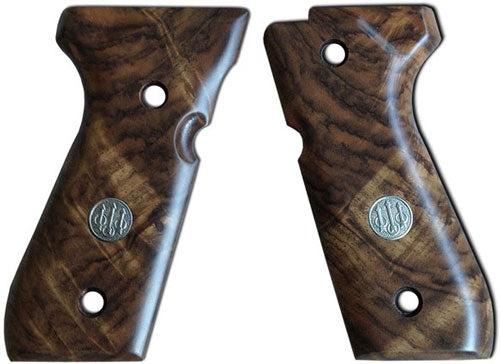 Beretta 92/96 Deluxe Grips - Grade 3 Walnut Checkered Beretta