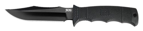 Sog Knife Seal Pup Elite - Black W/sheath SOG
