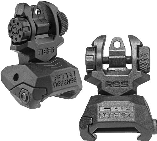 F.a.b. Defense Front & Rear - Back Up Sights Black F.A.B. Defense