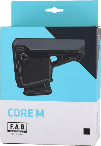 F.a.b. Defense Survival Ar-15 - Buttstock W/mag Carrier Black F.A.B. Defense