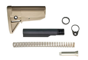 Bcm Stock Kit Mod 0 Fde - Fits Ar-15 Complete Kit Bravo Company Mfg.