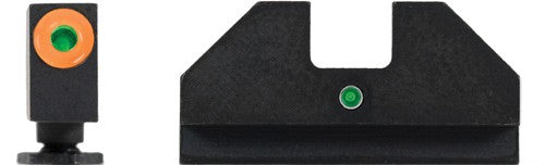 Xs F8 Ngt Sgt Set For Lg Glock - W/ Frnt Org Dot/rear Wide Ntch XS Sight Systems