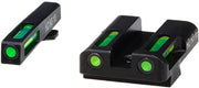 Hiviz Litewave H3 Tritium Lite - Pipe Set For Glock Mod 9mm/40 Hiviz