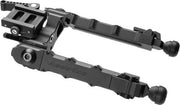 Accu-tac Bipod Hd-50 Lr 7"-10" - Arca Spec Qd Alloy Flat Black Accu-Tac