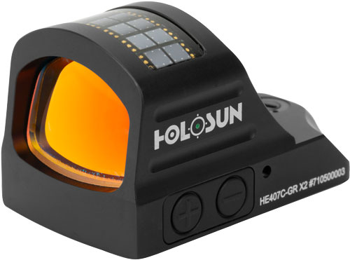 Holosun 407 Green Dot Only - 2moa Shake Awake Pistol Series Holosun