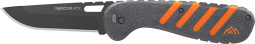Outdoor Edge Razor Htx 3.5" - Folder Gray/orage W/blade Pod Outdoor Edge