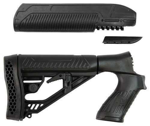 Adaptive Tactical Forearm/stk - Mberg 500/590/88 12ga Black Adaptive Tactical