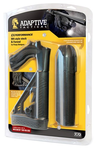 Adaptive Tactical Forearm/stk - Mberg 500/590/88 12ga Black Adaptive Tactical