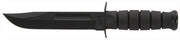 Ka-bar Fighting/utility Knife - 7" W/plastic Sheath Black Ka-Bar Knives