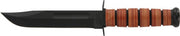 Ka-bar Fighting/utility Knife - 7" W/leather Sheath Us Army Ka-Bar Knives
