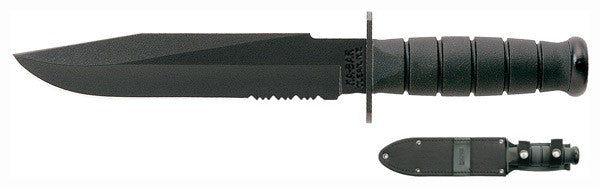 Ka-bar Fighter Knife - 8" Serrated W/sheath Ka-Bar Knives