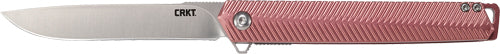 Crkt Stylus 3.18" Plain Edge - Assisted Open Ss/maroon CRKT Knives