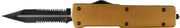 Templar Knife Large Otf Bronze - 3.5" Black Dagger Aluminum! Templar Knife