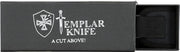Templar Knife Large Otf Ar - Come & Take It 3.5" Blk Tanto Templar Knife