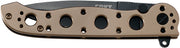 Crkt M16-03bk 3.5" Plain Edge - Spear Point Black Blade Bronze CRKT Knives