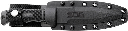 Sog Knife Seal Pup 4.75" - Black Serrated W/kydex Sheath SOG
