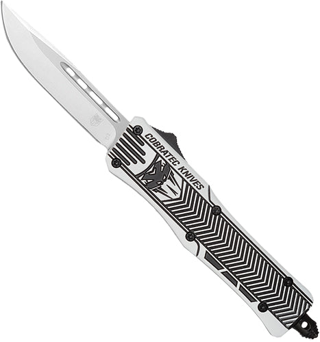 Cobratec Medium Ctk1 Otf - Certakote Arctic White 3" D2 Cobratec Knives
