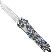 Cobratec Medium Ctk1 Otf Blue - Cobra Skin Crkte 3" Drop Point Cobratec Knives