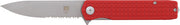 Cobratec Medium Cayden 3.25" - Red/ss D2 Serrated Blade! Cobratec Knives