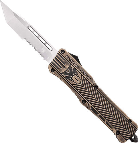 Cobratec Medium Ctk1 Otf - Desert Sand 3" Tanto Serrated Cobratec Knives