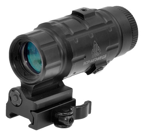 Utg 3x Magnifier Flip To Side - Qd Mount UTG