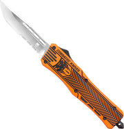 Cobratec Medium Ctk1 Otf - Hunter Orange 3" Drop Serrated Cobratec Knives