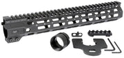 Mi Handguard Crm M-lok 12.625" - Combat Rail Fits Ar-15 Midwest Industries