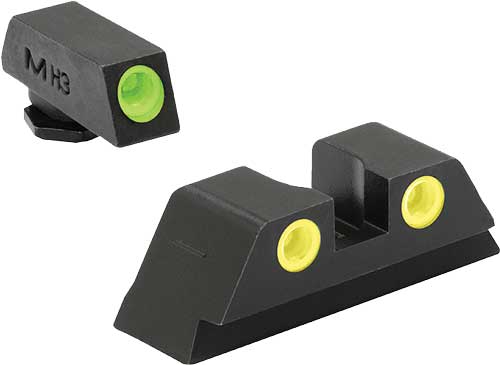 Meprolight Night Sight Set - Green/yellow  For Glock 42/43 Meprolight
