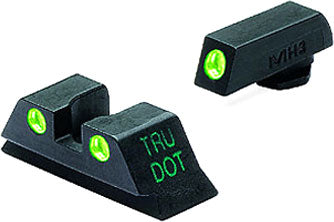 Meprolight Night Sight Fixed - Set Green/green For Most Glock Meprolight