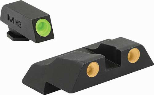 Meprolight Night Sight Fixed - Set Green/org For Most Glocks Meprolight
