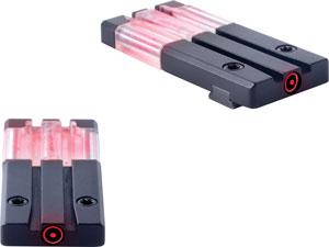 Meprolight Fiber Tritium Red - Circle Dot Rear Sgt For Glock! Meprolight