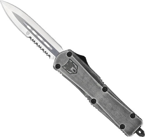 Cobratec Medium Fs3 Otf  Stone - Wash 3" D2 Dagger 1 Side Srrtd Cobratec Knives