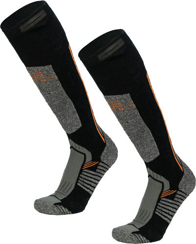 Mobile Warming Men's Pro - Merino Heated Socks Gray Lrg! Mobile Warming
