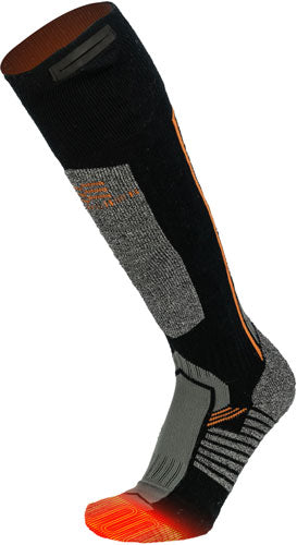 Mobile Warming Men's Pro - Merino Heated Socks Gray Xlrg! Mobile Warming