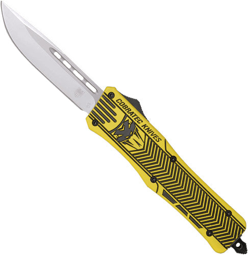 Cobratec Medium Ctk1 Otf - Cerakote Yellow/blk 3" Ds Cobratec Knives
