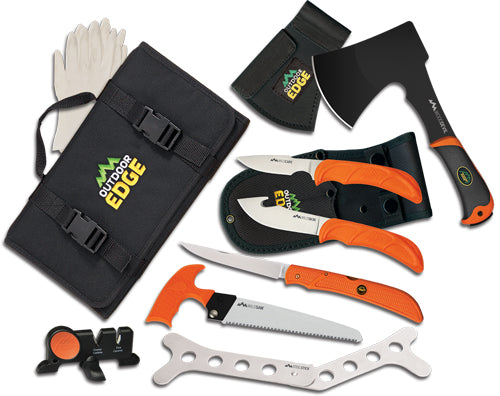 Outdoor Edge The Outfitter Set - W/ Buckled Roll Sheath< Outdoor Edge